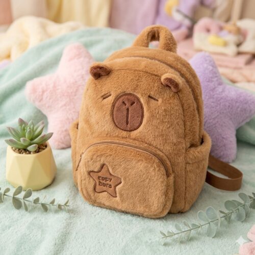 Mochila Capibara de Felpa