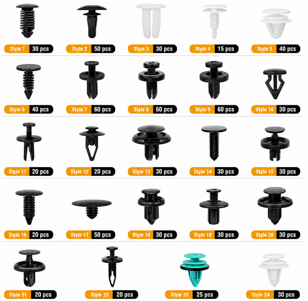 KIT VINCHAS MULTIMARCA 800 CLIPS + HERRAMIENTAS - imagen