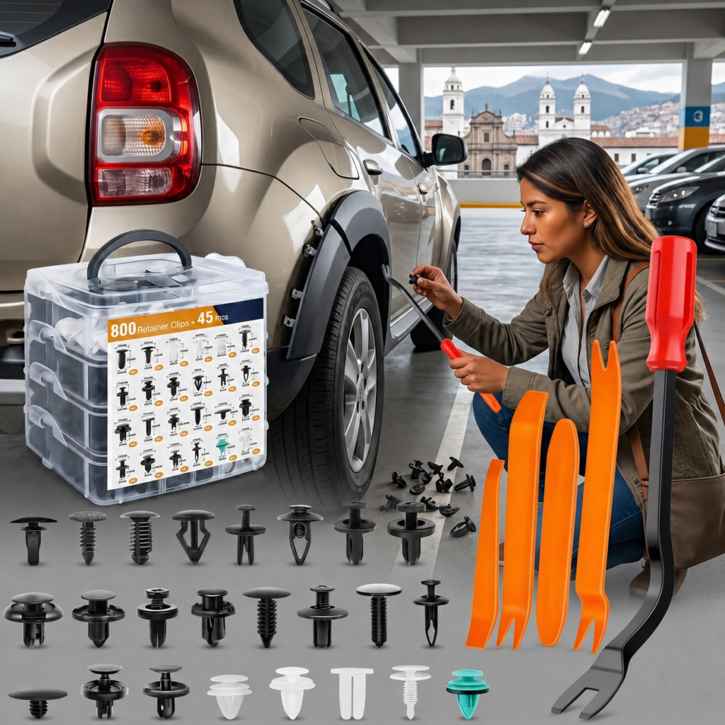 KIT VINCHAS MULTIMARCA 800 CLIPS + HERRAMIENTAS - imagen