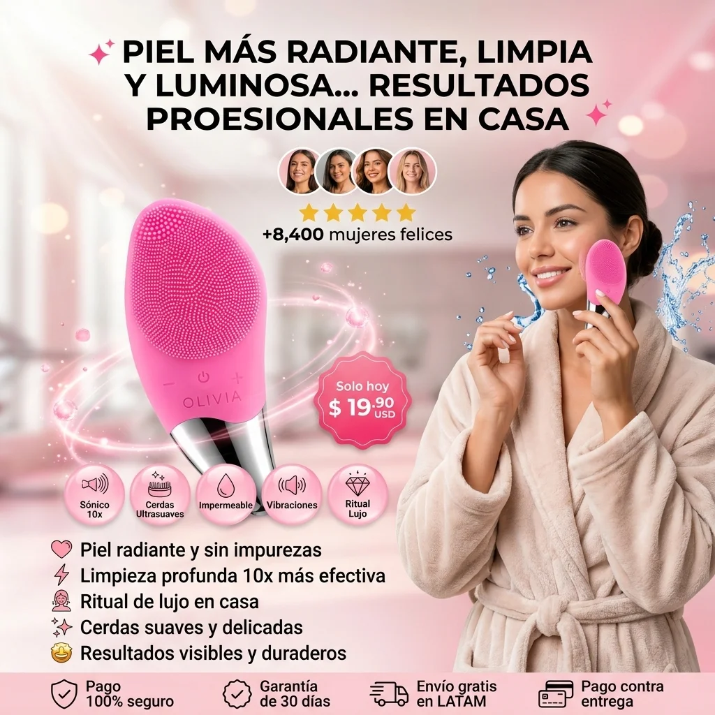 CEPILLO DE LIMPIEZA FACIAL ROSE - imagen